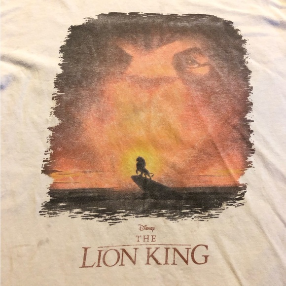 1990’s Vintage Disney The Lion King Movie Promo Junk Food Tees T-shirt Size M - Picture 5 of 14